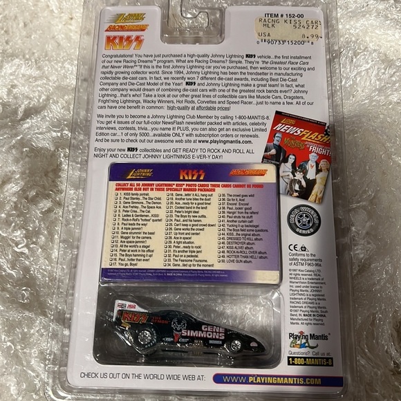 Johnny lightning Gene Simmons kiss toy car - Picture 6 of 7